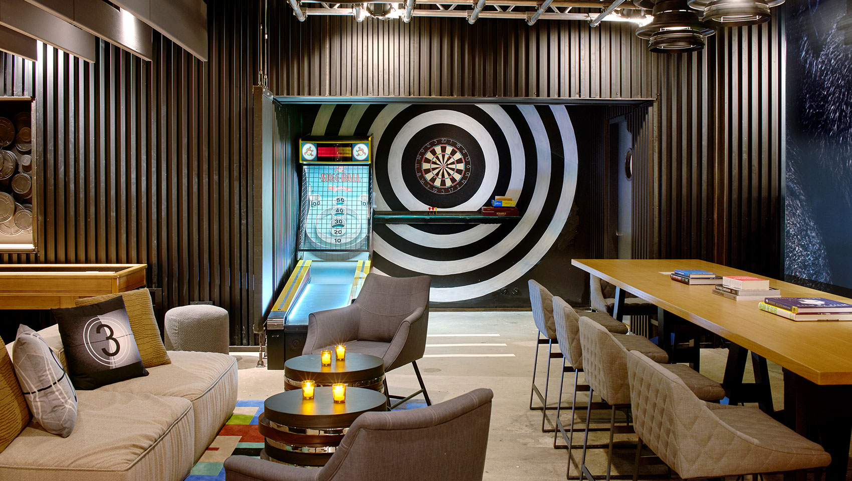 Double Take game room at Kimpton Hotel Palomar Beverly Hills