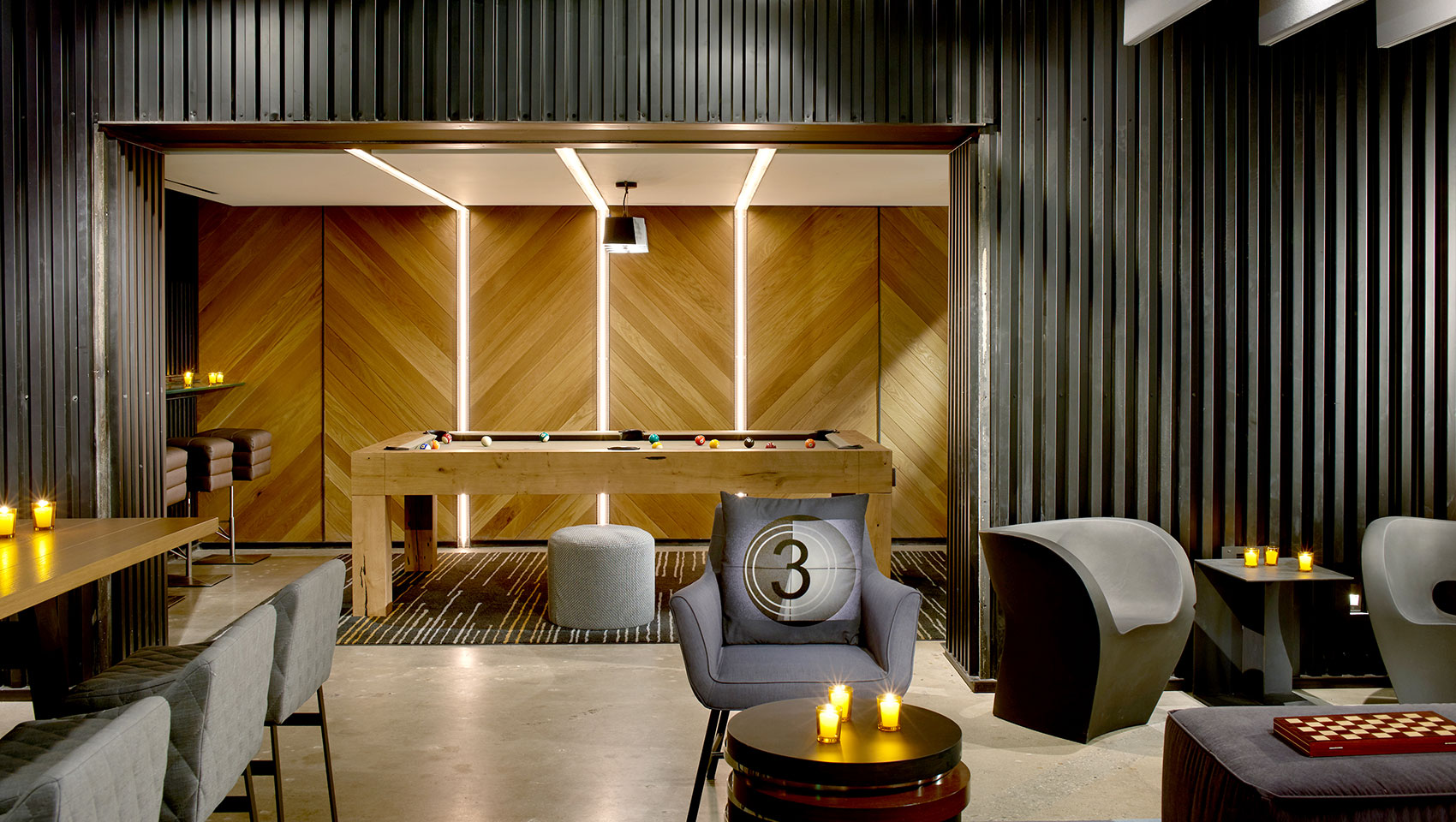 Double Take game room at Kimpton Hotel Palomar Beverly Hills